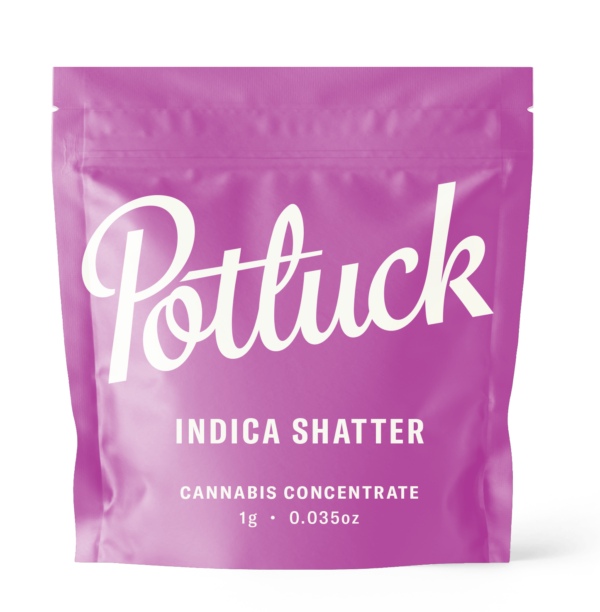 Potluck - Indica Shatter - cannabis Concentrate | Ganja Express Canada