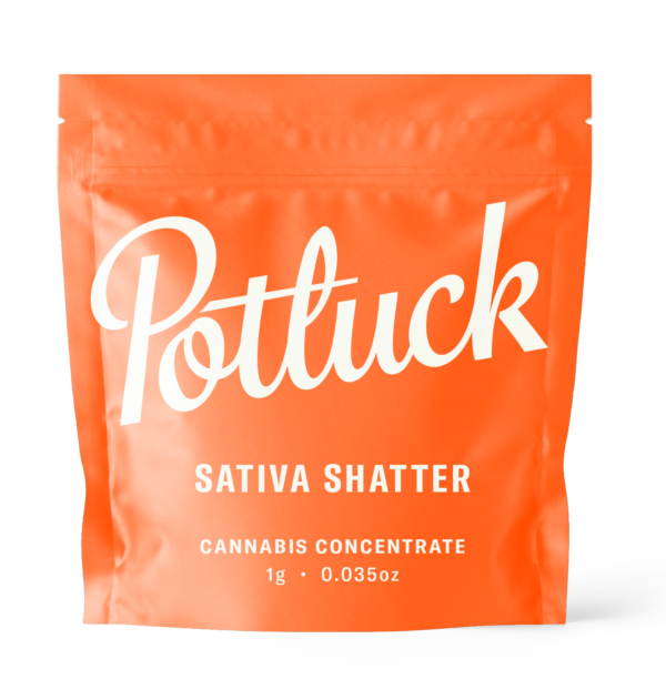 Potluck - Sativa Shatter - cannabis Concentrate | Ganja Express Canada