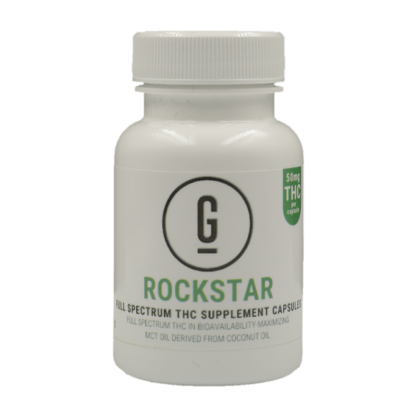 GRASS – THC Capsules – Rockstar – 50mg | Ganja Express Canada
