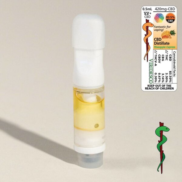 Viridesco – CBD Vape Cart – Pineapple Express 0.5ml | Ganja Express Canada