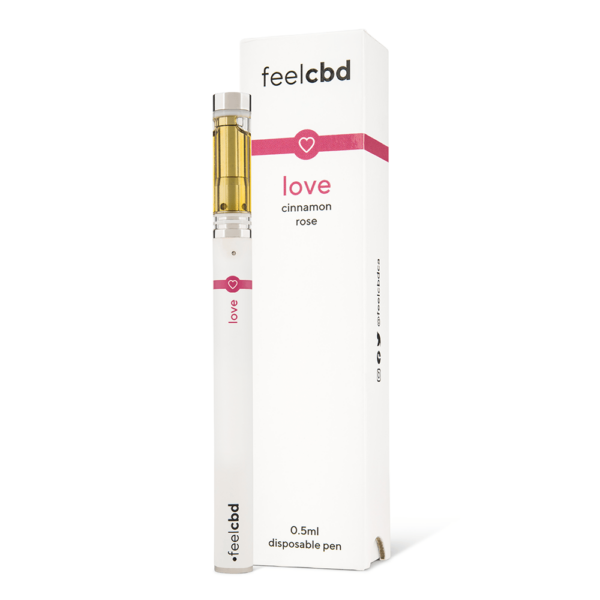 FeelCBD – Love – Dispsable CBD Vape Pen 0.5ml | Ganja Express Canada