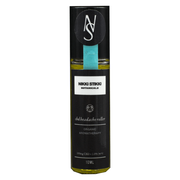 Nikki Stikki Botanicals – Organic Aromatherapy – CBD Headache Roller 100mg CBD | Ganja Express Canada
