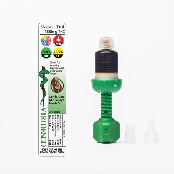 Viridesco – THC / RSO – Gorilla Punch – 2ml | Ganja Express Canada