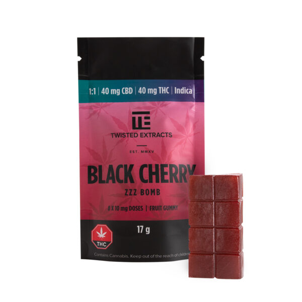 Twisted Extracts – Black Cherry 1:1 Zzz Bombs | Ganja Express Canada