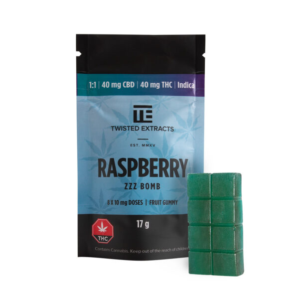 Twisted Extracts – Blue Raspberry 1:1 Zzz Bombs | Ganja Express Canada