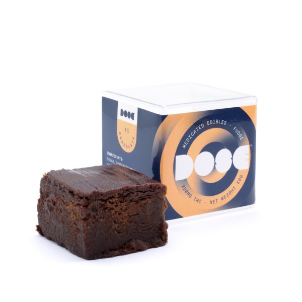 Dose Edibles – Chocolate Fudge – 200mg THC | Ganja Express Canada