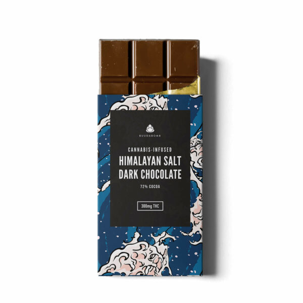 Buudabomb – Himalayan Salt Dark Chocolate – 300mg THC | Ganja Express Canada