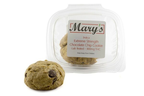 Mary’s Medibles – Extreme Strength Chocolate Chip Cookie – 300mg THC (Indica) | Ganja Express Canada