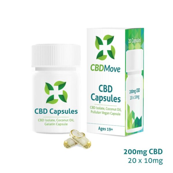 CBD Move – CBD Capsules – 200mg CBD | Ganja Express Canada