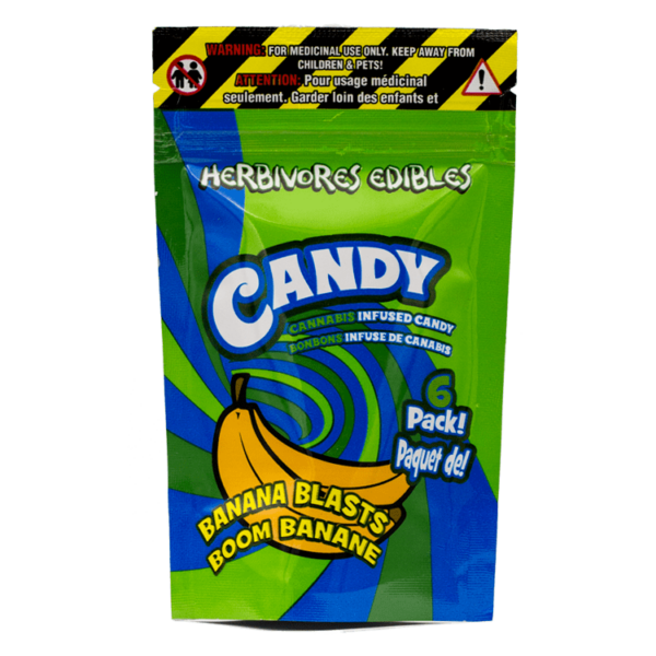 Herbivores Edibles – Banana Blasts Gummies | Ganja Express Canada