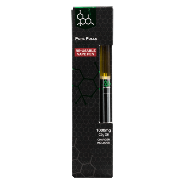 Pure Pulls – CO2 Oil Reusable Vape Pen – Sativa 1ml | Ganja Express Canada