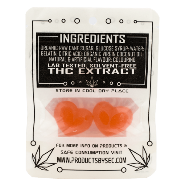 SEC – Hearts- 50mg THC | Ganja Express Canada