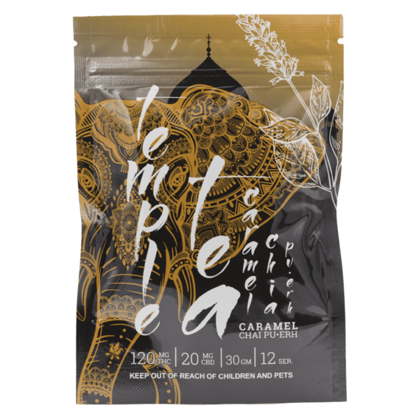 Temple Tea – Caramel Chai Pu-Erh 120mg THC | Ganja Express Canada