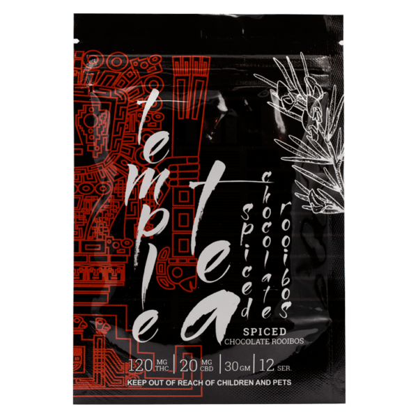Temple Tea – Spiced Chocolate Rooibos – 120mg THC | Ganja Express Canada