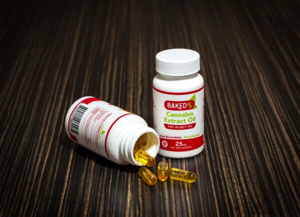 Baked Edibles – THC Extract Capsules 25mg | Ganja Express Canada