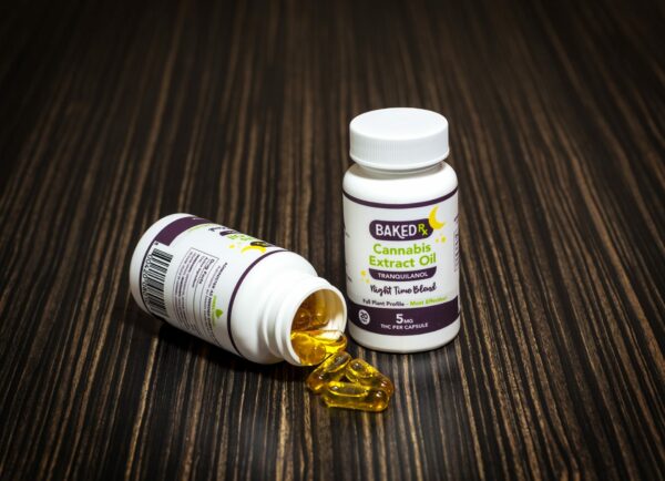 Baked Edibles – Tranquilanol (Sedative) Capsules 5mg | Ganja Express Canada