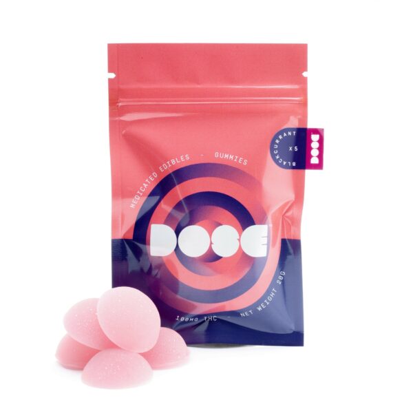 Dose Edibles Gummies – Blackcurrant | Ganja Express Canada