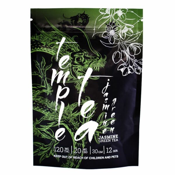 Temple Tea – Jasmine Green Tea – 120mg THC | Ganja Express Canada