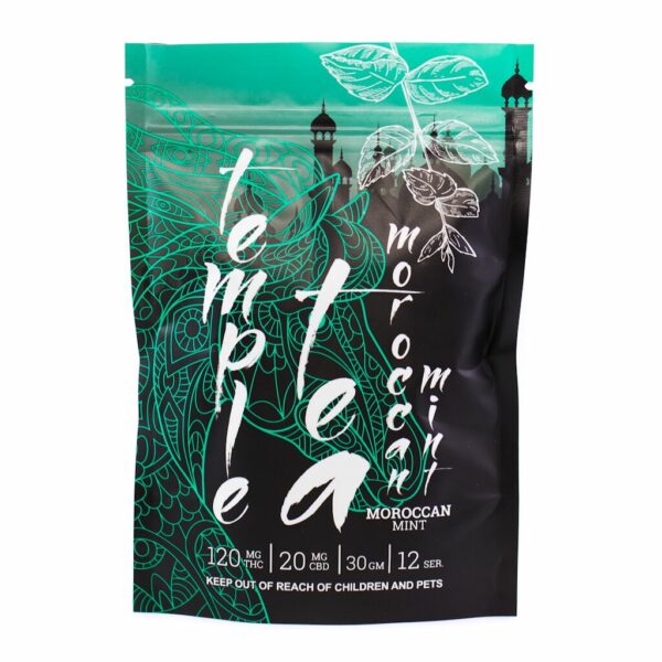 Temple Tea – Moroccan Mint – 120mg THC | Ganja Express Canada