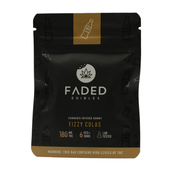 Faded Edibles – Fizzy Colas – 180mg | Ganja Express Canada
