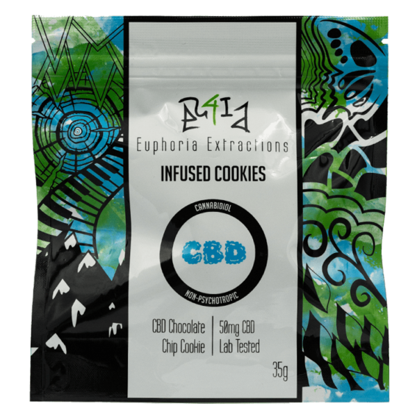 Euphoria Extractions – CBD Cookie – 50mg | Ganja Express Canada