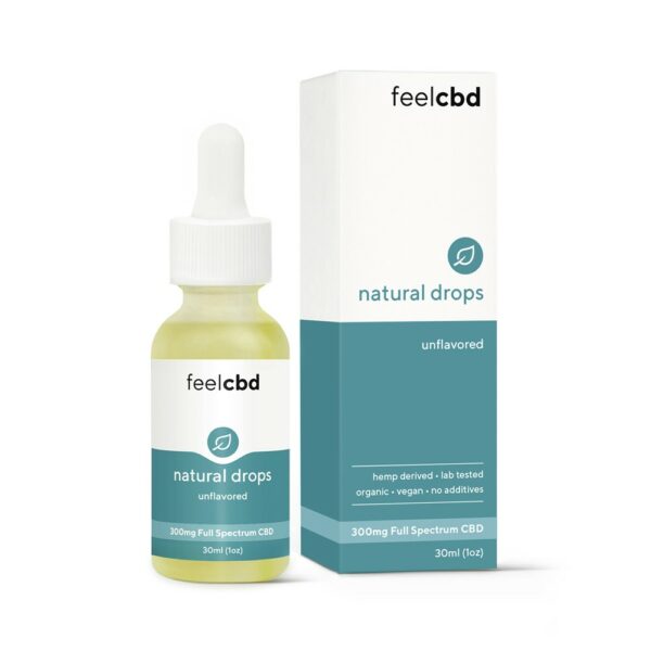 FeelCBD – Natural Drops – CBD Tincture 300mg | Ganja Express Canada