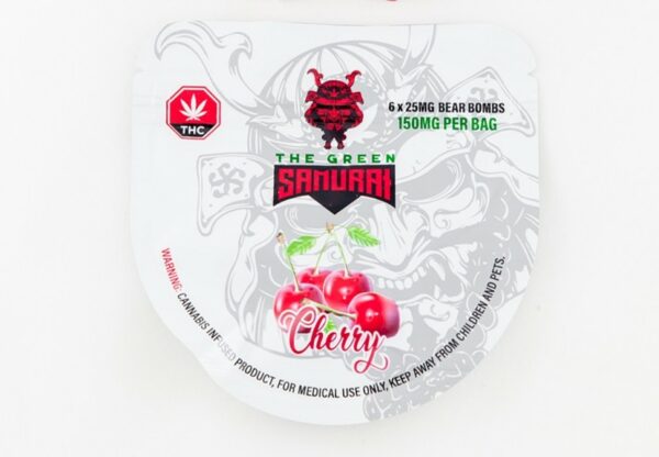 The Green Samurai – Cherry Gummies – 150mg | Ganja Express Canada