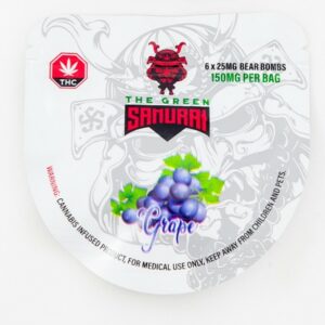 The Green Samurai – Grape Gummies – 150mg | Ganja Express Canada