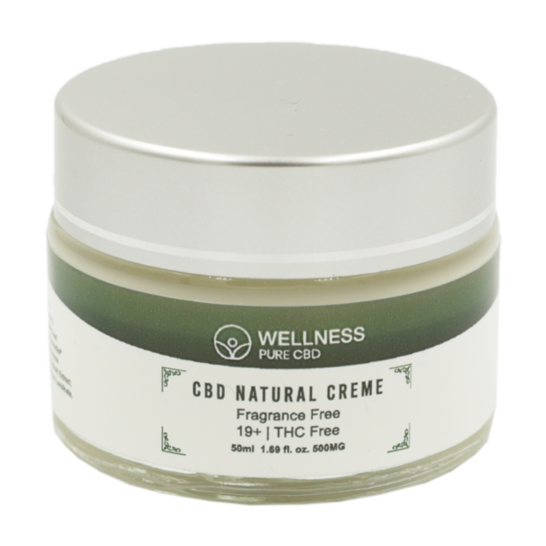 Wellness Pure CBD – Natural Creme – 500mg | Ganja Express Canada