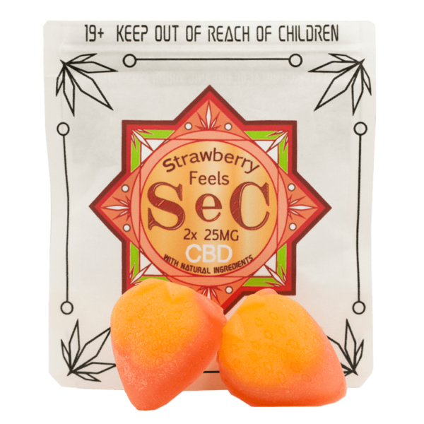 SEC – Strawberry Feels CBD – 50mg | Ganja Express Canada