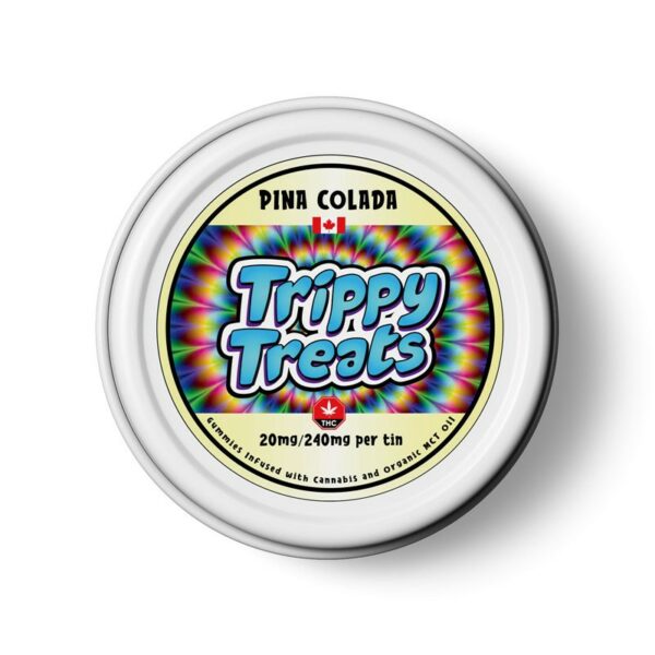 Trippy Treats – Hawaiian Fruit Punch Gummies – 400mg THC | Ganja Express Canada
