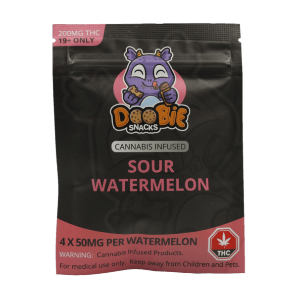 Doobie Snacks – CBD Sour Gummy Bears – 150mg CBD | Ganja Express Canada