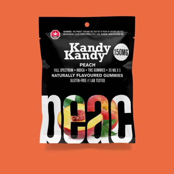 Kandy Kandy – Peach Gummies | Ganja Express Canada