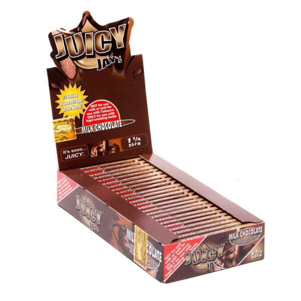 Juicy Jay’s – Hemp Papers (1.25 Inch) – Milk Chocolate | Ganja Express Canada