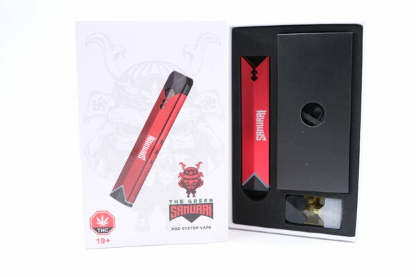 The Green Samurai – LED Vape Kit – 1ml THC | Ganja Express Canada