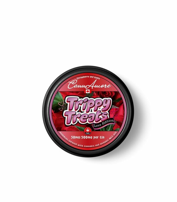 Trippy Treats – Strawberry Guava – CannAmore Love Edition – 500mg THC | Ganja Express Canada