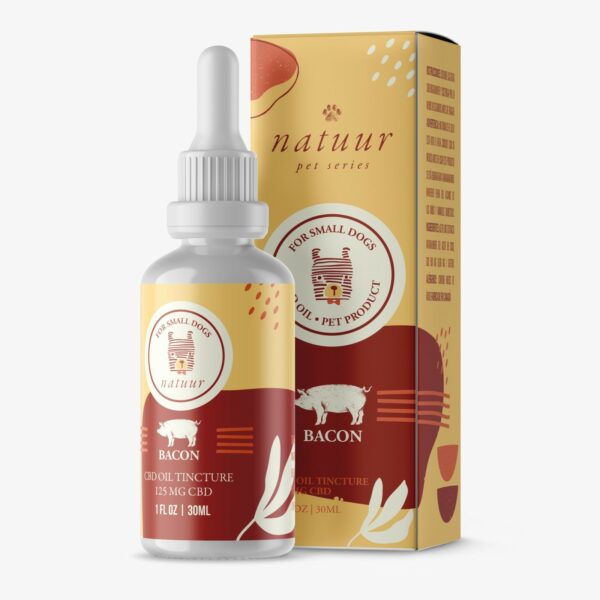 Natuur – Pet Series – CBD Oil For Small Dogs – Bacon Flavour – 125mg | Ganja Express Canada