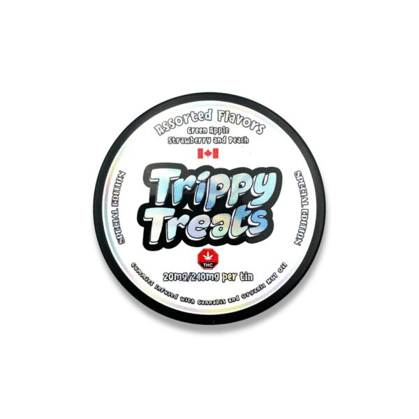 Trippy Treats – Assorted Flavour Gummies – 400mg THC | Ganja Express Canada