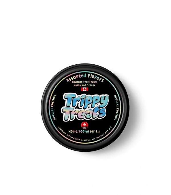 Trippy Treats – Assorted Flavour Gummies – 400mg THC | Ganja Express Canada