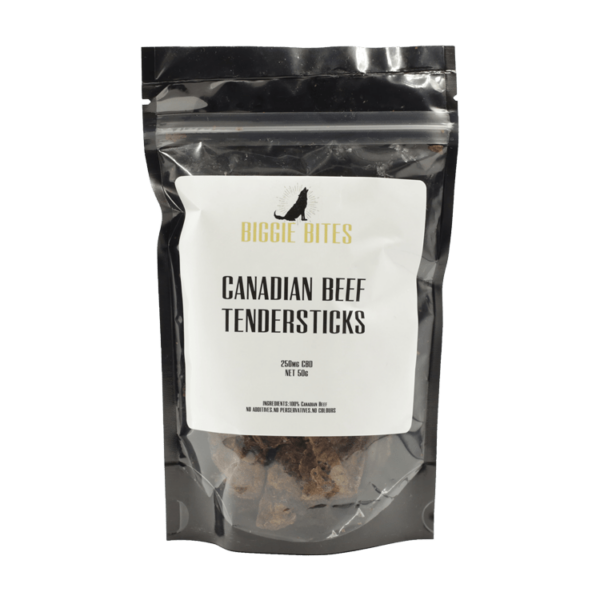 Biggie Bites – Canadian Beef Tendersticks – 250mg CBD | Ganja Express Canada