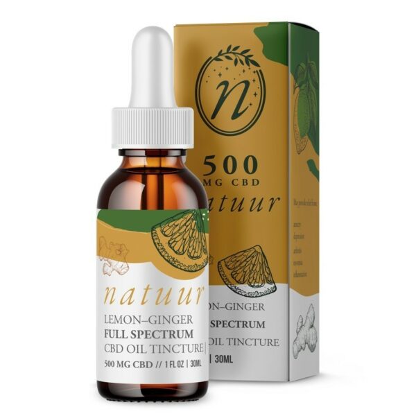 Natuur – Full Spectrum CBD Oil Tincture – Lemon Ginger – 1000mg | Ganja Express Canada