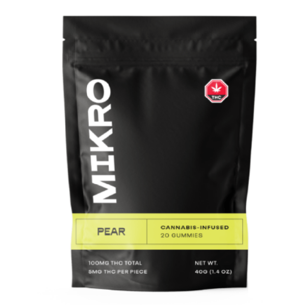 Mikro – THC Gummies – 100mg THC – Pear | Ganja Express Canada
