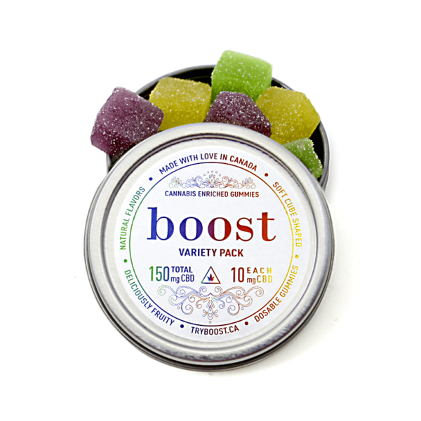 Boost – CBD Variety Pack Gummies – 150mg | Ganja Express Canada