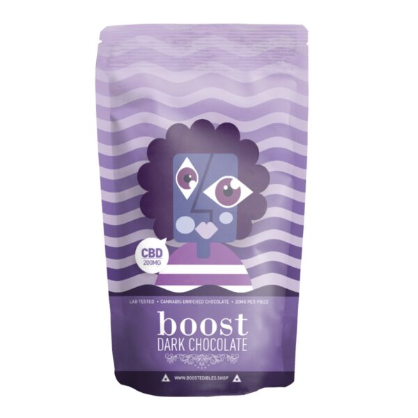 Boost – THC Dark Chocolate Bars – 200mg | Ganja Express Canada