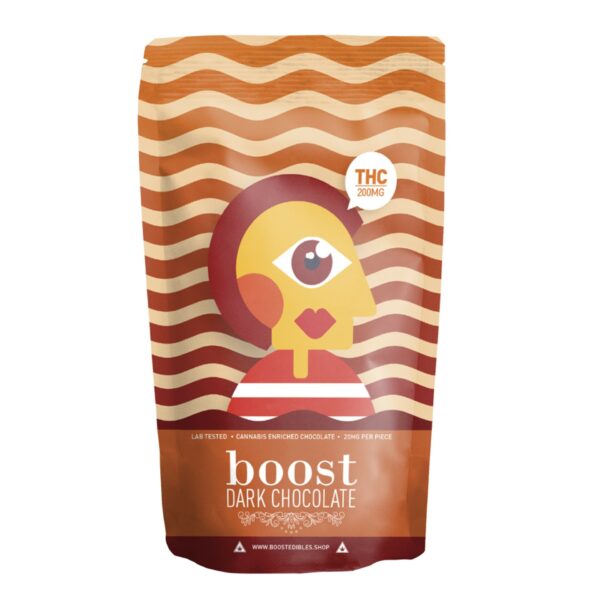 Boost – THC Dark Chocolate Bars – 200mg | Ganja Express Canada