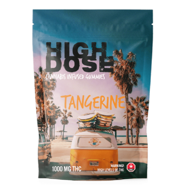 High Dose – cannabis Infused Gummies – Tangerine – 1000mg/1500mg | Ganja Express Canada