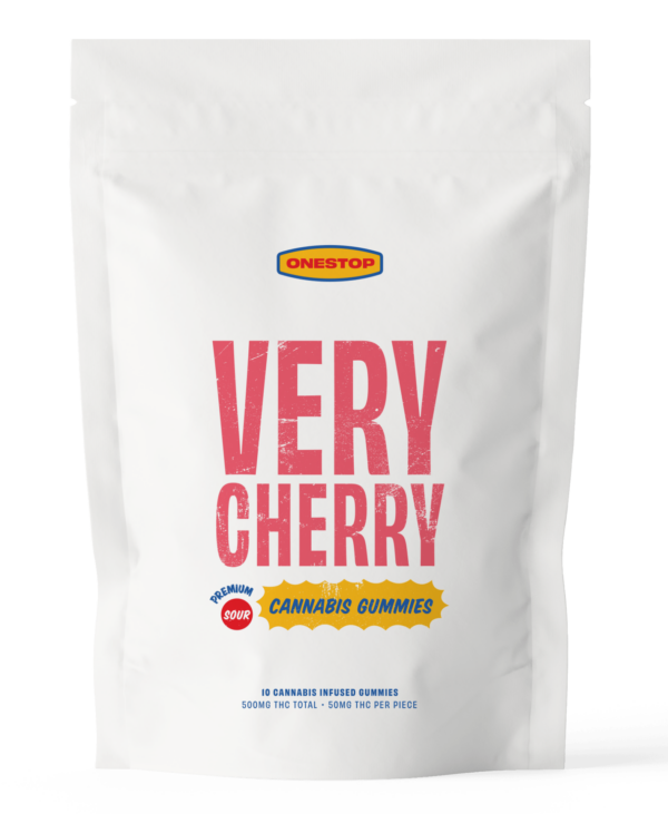 Onestop – Very Cherry THC Gummies 500mg | Ganja Express Canada