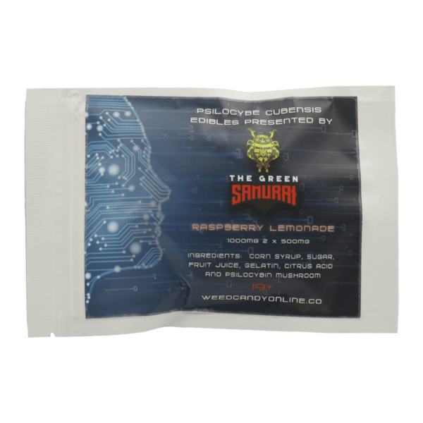 The Green Samurai – Shroom Gummies – Raspberry Lemonade – 1g | Ganja Express Canada