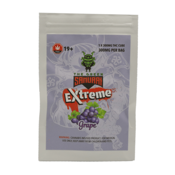 Green Samurai Extreme – Grape Gummy – 300mg THC | Ganja Express Canada